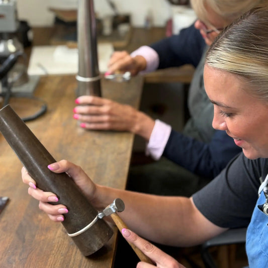 Silver Bangle Making Workshop West Yorkshire Soremi Jewellery