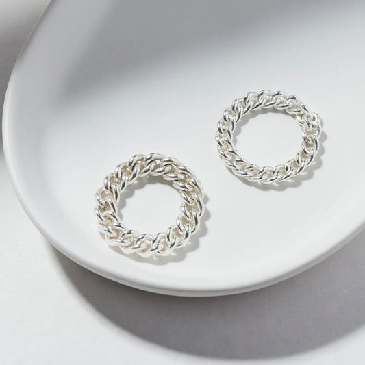 Sterling Silver Chain Ring Soremi Jewellery