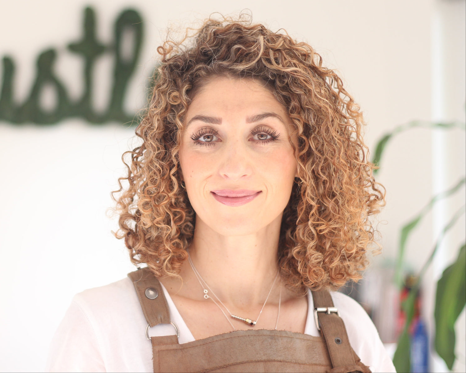 Our fuzzy haired jeweller ghazal, who makes and designs everything Soremi.