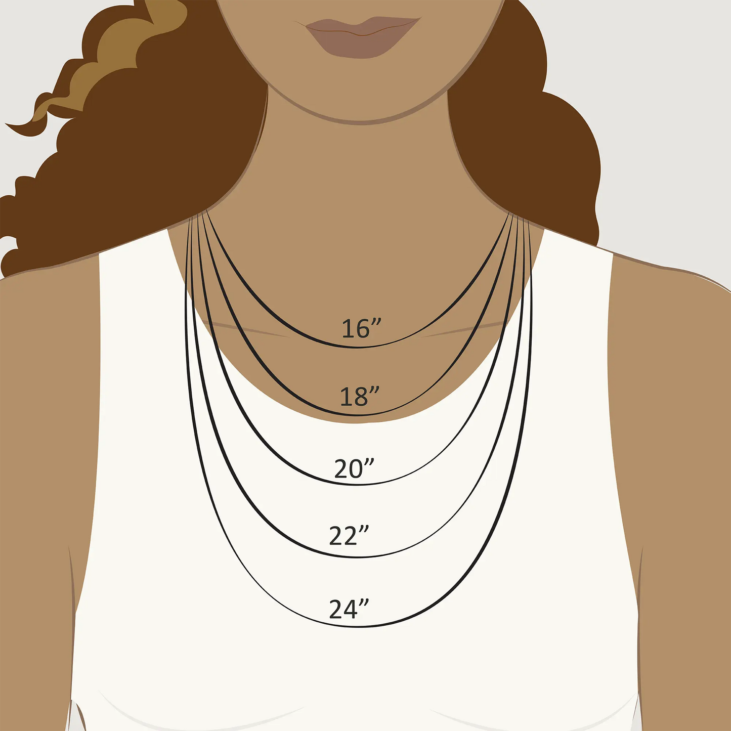 Sterling Silver Spiga Chain Necklace | 16" ,18" or 20" Chain Soremi Jewellery