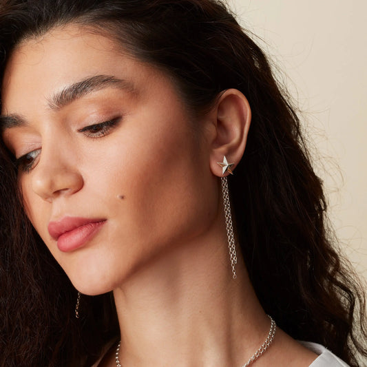 Shooting Stars Drop Earrings Soremi Jewellery