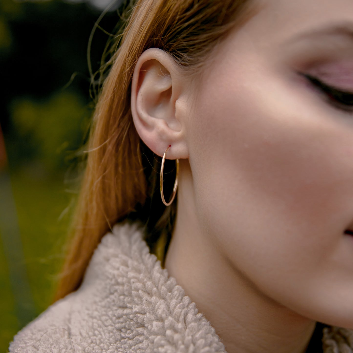 Classic Gold Vermeil Hoop Earrings