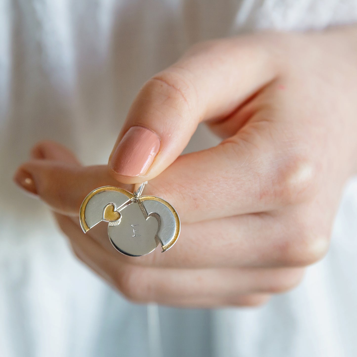 Peekaboo Silver & Gold Lucky Charm Lockets