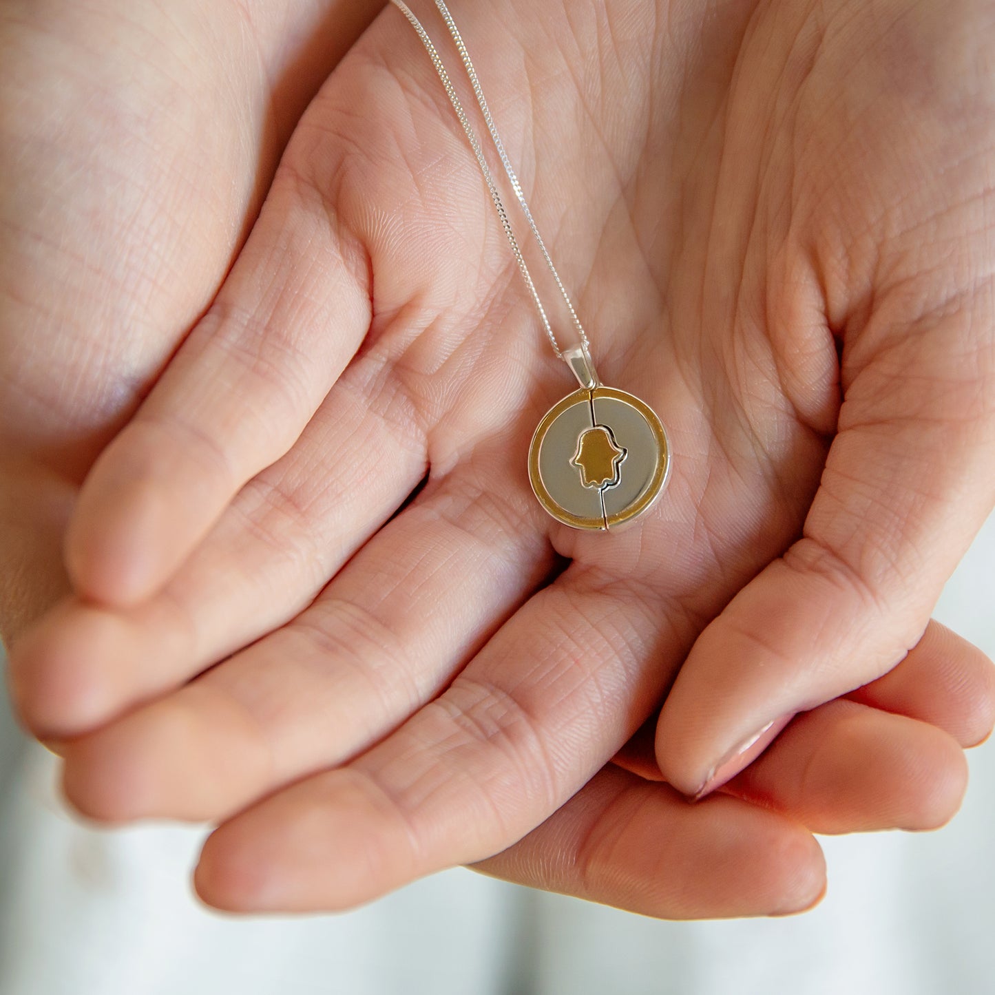 Peekaboo Silver & Gold Lucky Charm Lockets