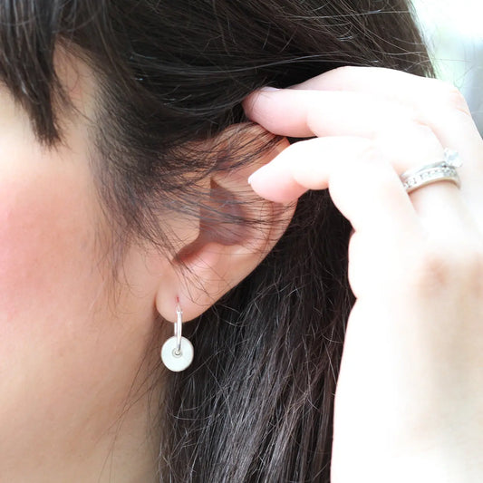 Stylish contemporary Silver earrings