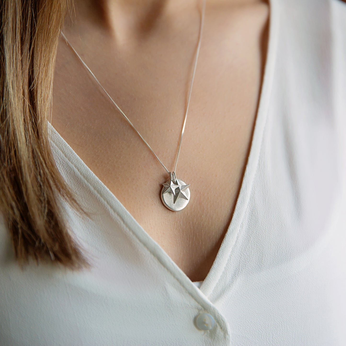 Personalised Star Nugget Necklace