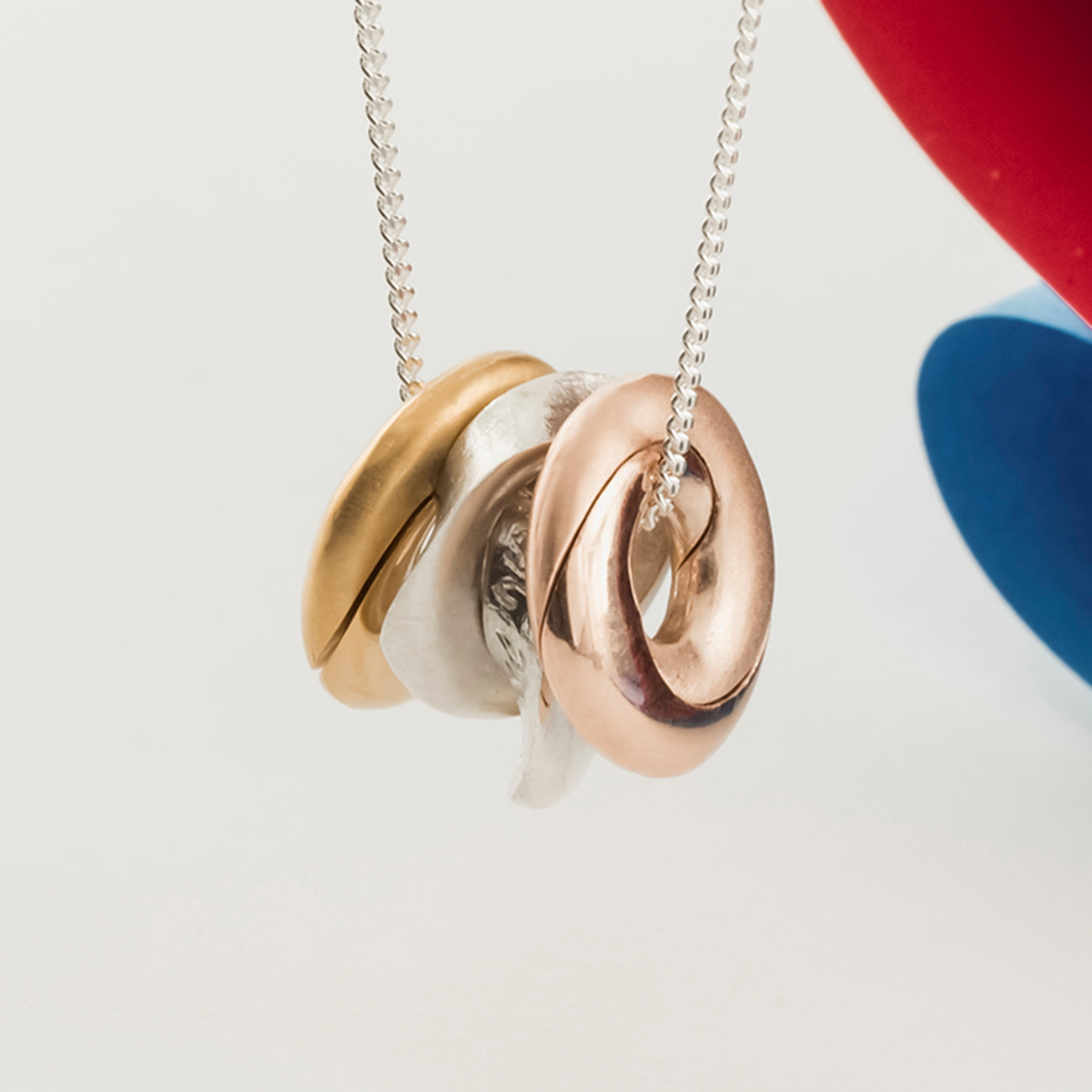 Mobius Infinity Personalised 9ct Gold Necklace