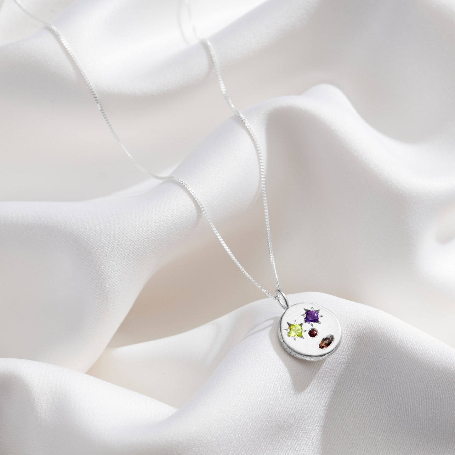 Gemstone Nugget Necklace