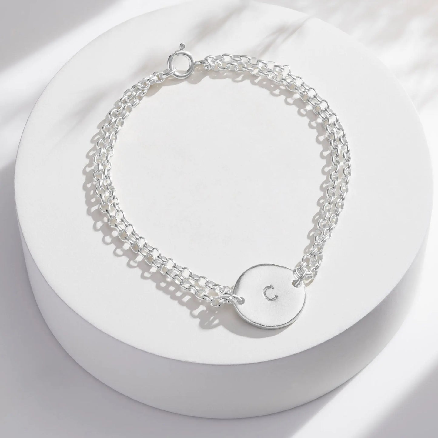 Personalised Initial Nugget Bracelet Soremi Jewellery