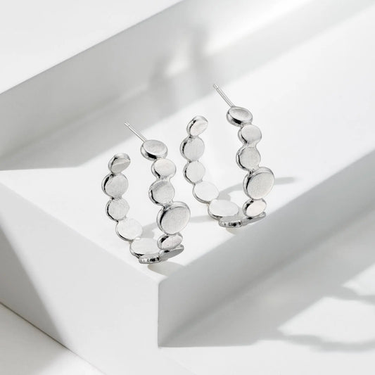 Nugget Hoop Earrings Soremi Jewellery