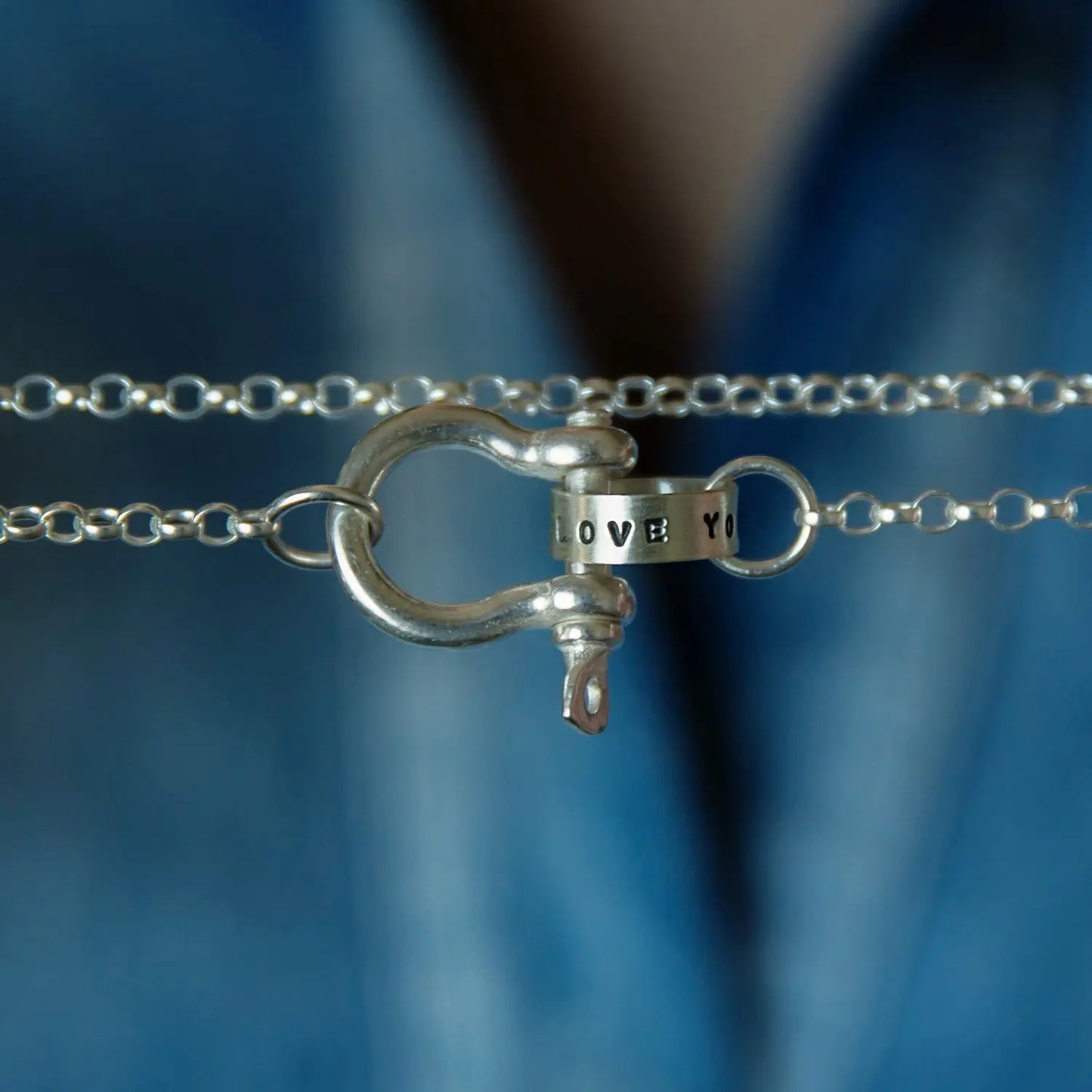 Personalised Shackle Necklace Soremi Jewellery