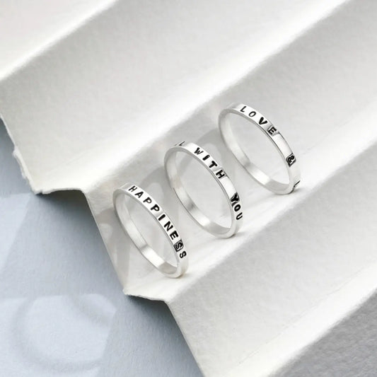 Sterling Silver Stacking Ring Soremi Jewellery