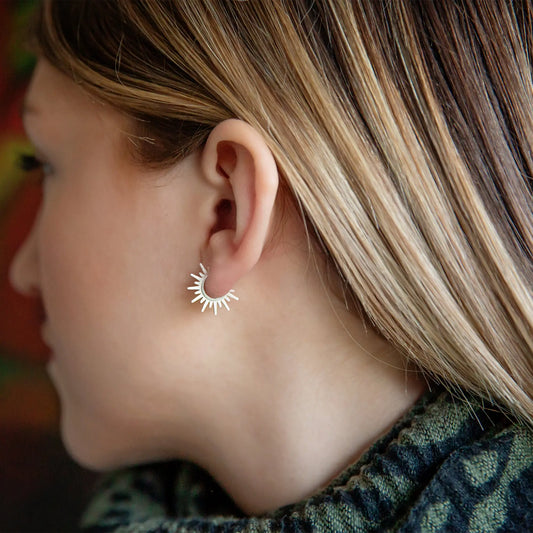 Solar Hoop Earrings Soremi Jewellery