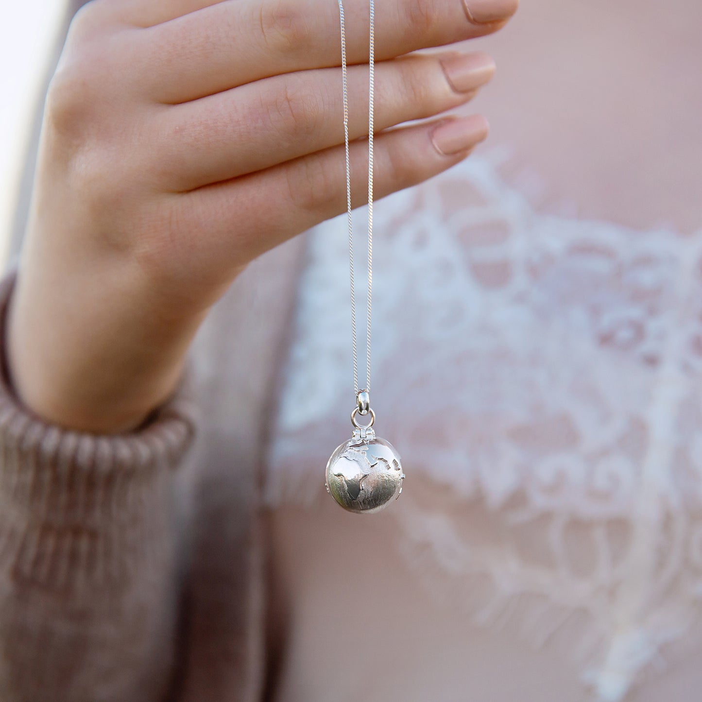 Personalised Globe Locket