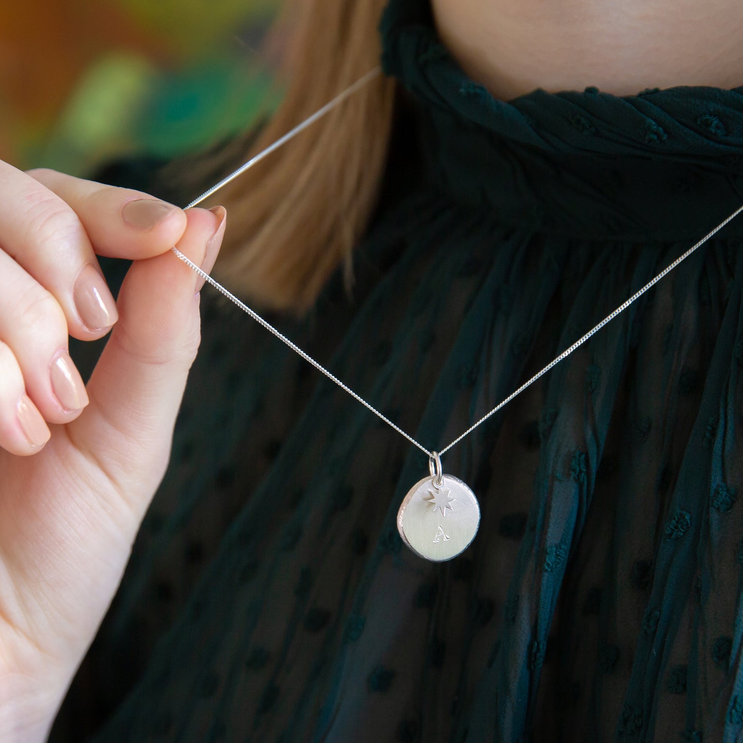 Personalised Star Nugget Necklace