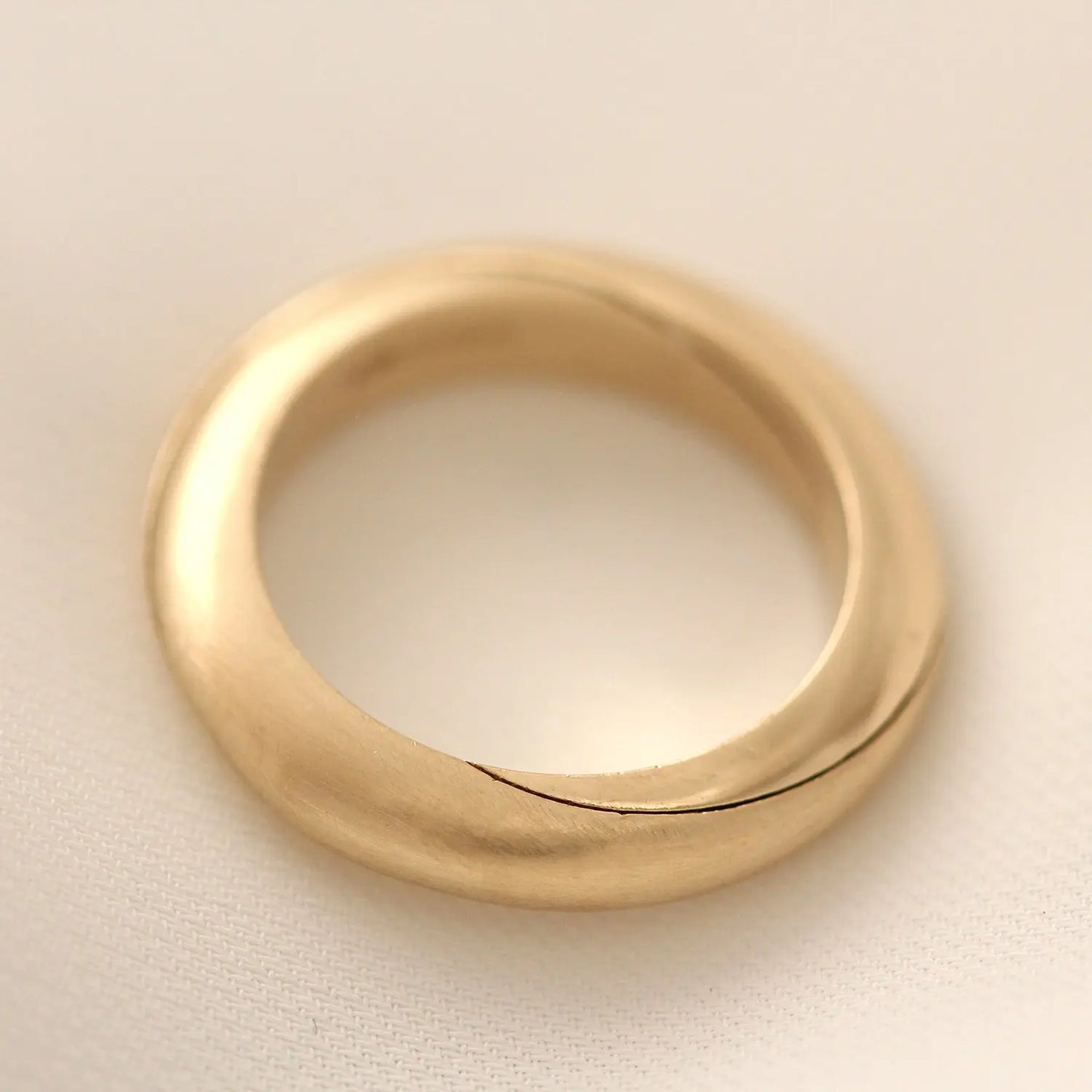 Mobius Infinity Personalised Yellow Gold Wedding Bands Soremi Jewellery