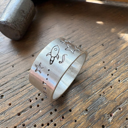 Silver Story Ring Making Workshop in Leeds in Horsforth, West Yorkshire
