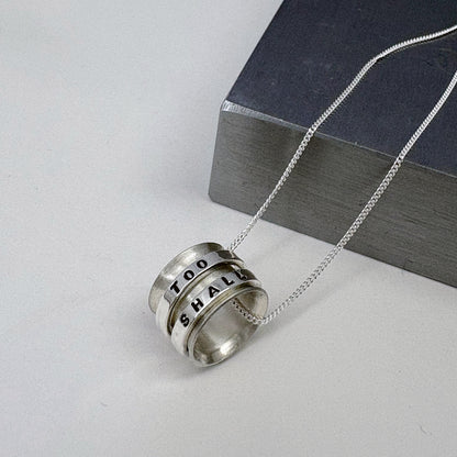 Silver Spinner Pendant Necklace Making Workshop in Horsforth, Leeds