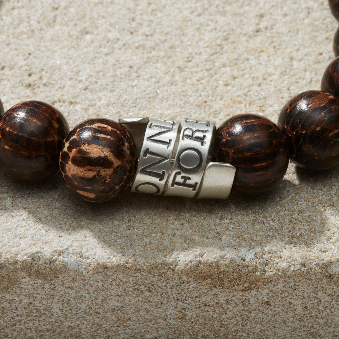 Personalised wooden bracelet sales