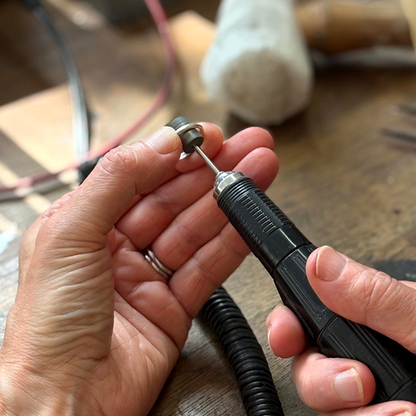 Silver Circle Trio Pendant Necklace Making Workshop in Horsforth, Leeds
