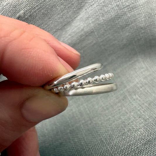 Silver Stacking Ring Making Workshop in Horsforth, West Yorkshire