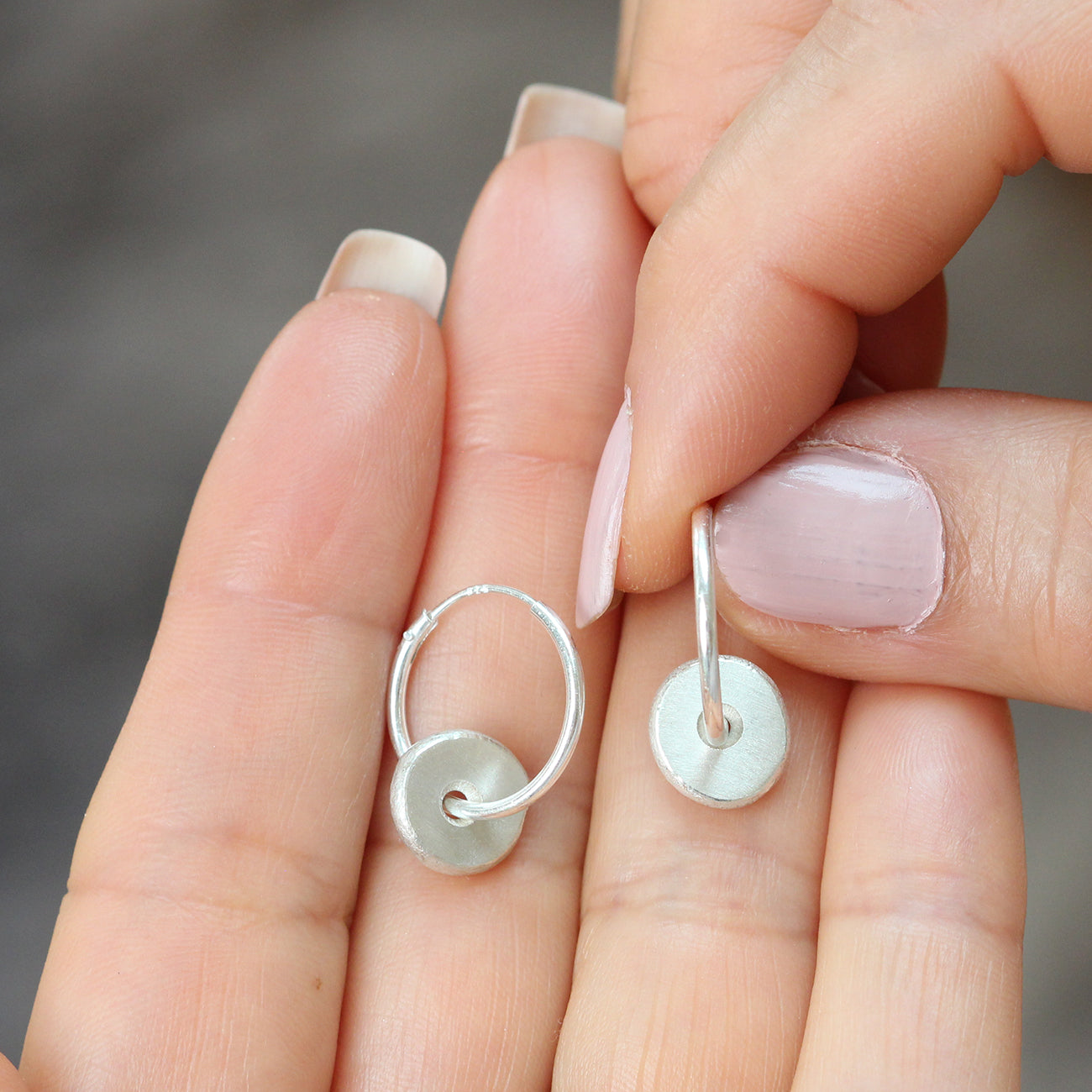 Everyday silver earrings 