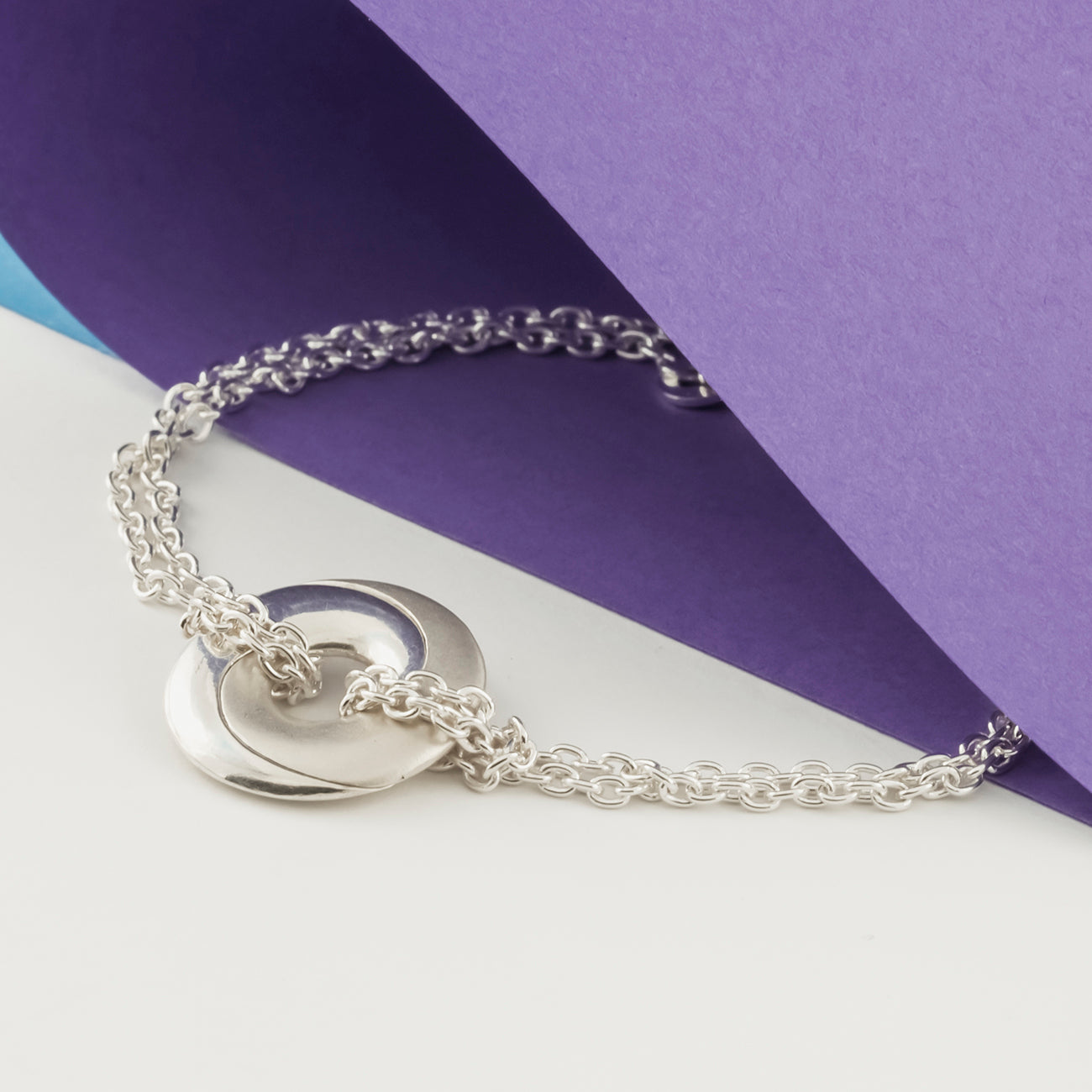 Mobius Infinity Personalised Silver Bracelet - Soremi Jewellery