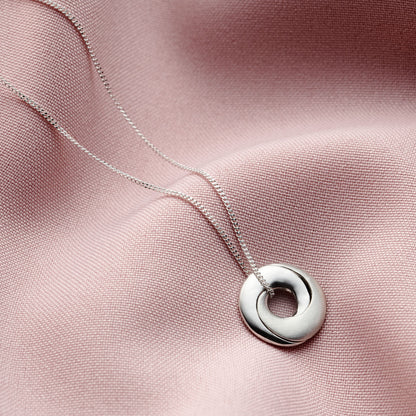 Personalised Interlinking Hoops Necklace