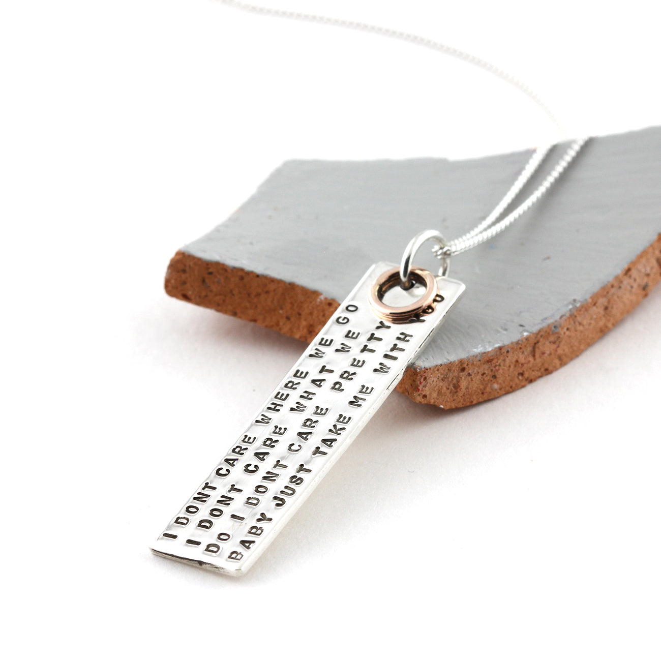 Contemporary Personalised ID Necklace 