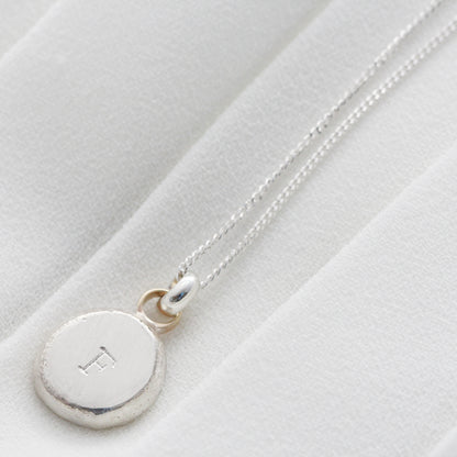 Personalised Silver & 9ct Gold Initial Necklace