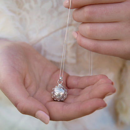 Personalised Winged Heart Locket