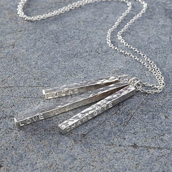 Personalised Family Bar Necklace - Soremi Jewellery