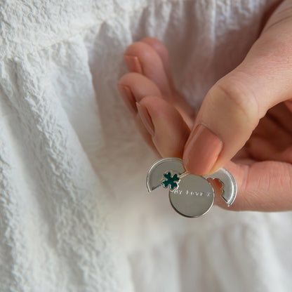 Peekaboo Enamel Lucky Charm Lockets