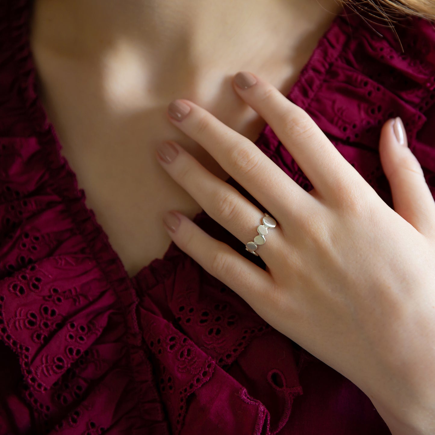 Personalised Organic Nugget Ring