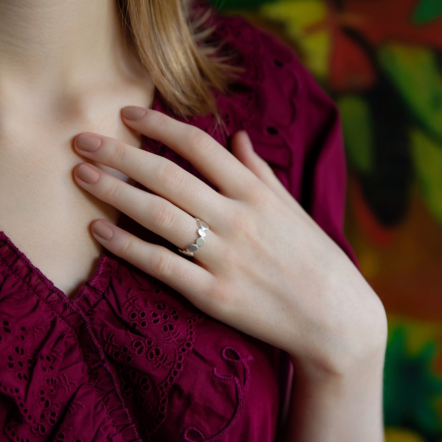 Personalised Organic Nugget Ring