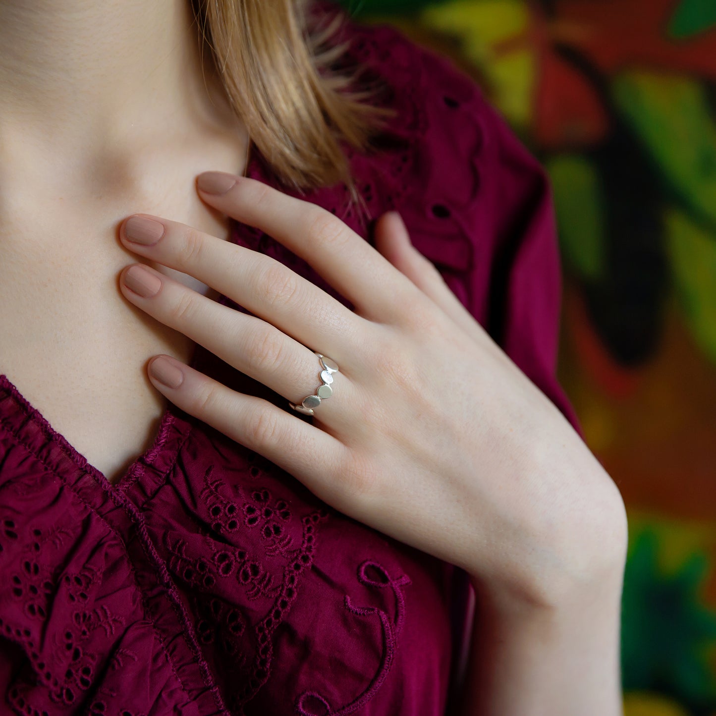 Personalised Organic Nugget Ring