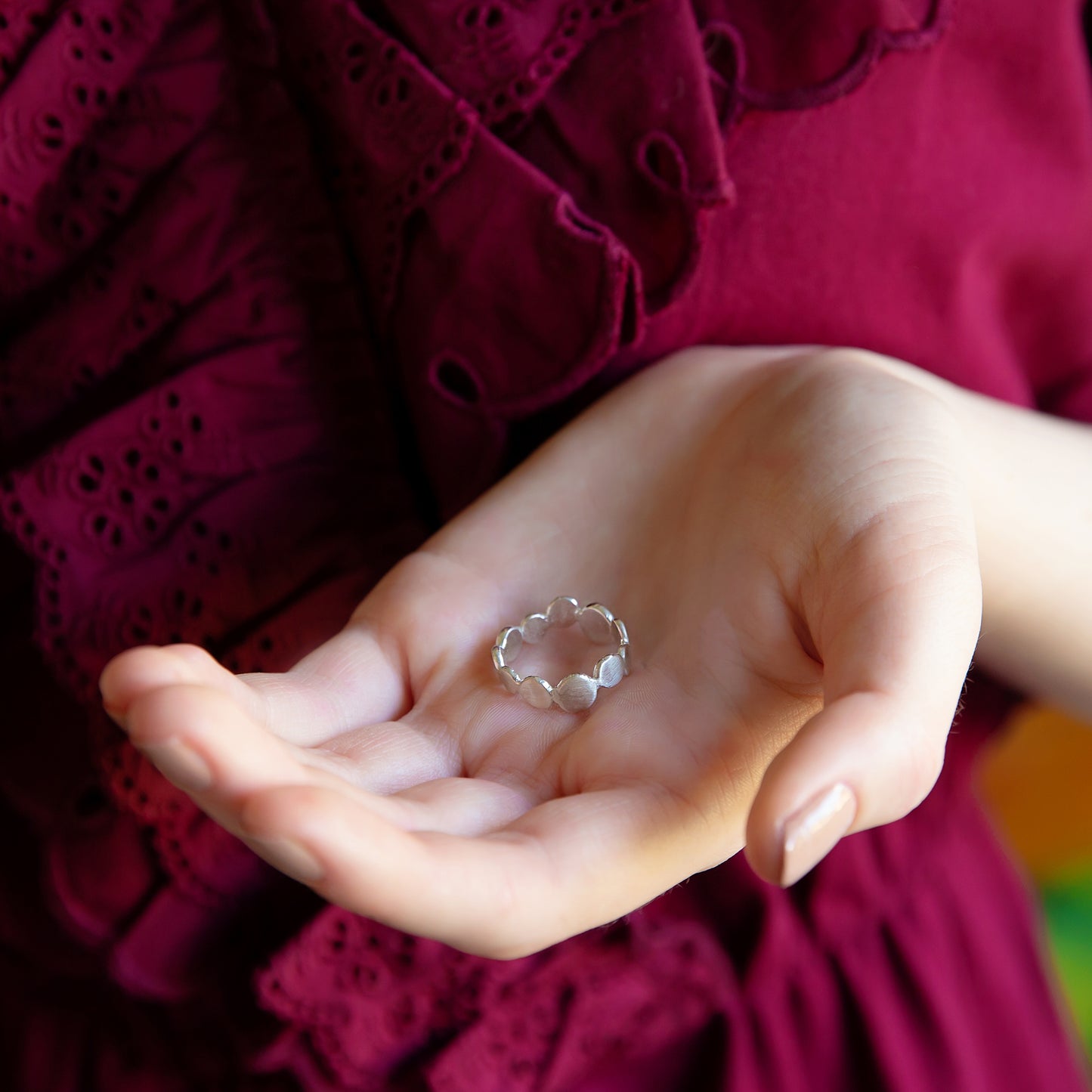 Personalised Organic Nugget Ring