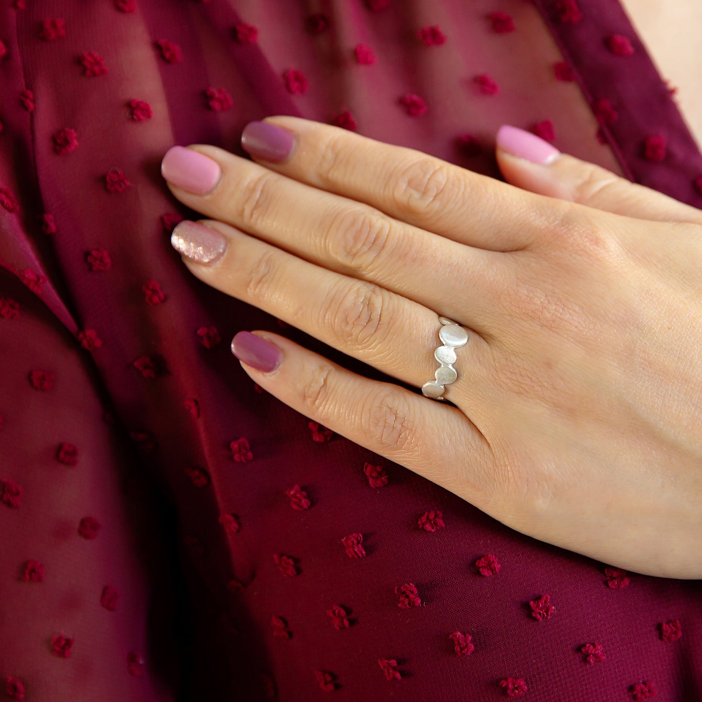 Personalised Organic Nugget Ring