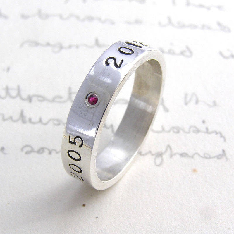 Silver Personalised Ring - Soremi Jewellery