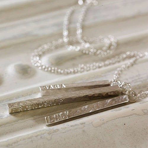 Personalised Family Bar Necklace - Soremi Jewellery