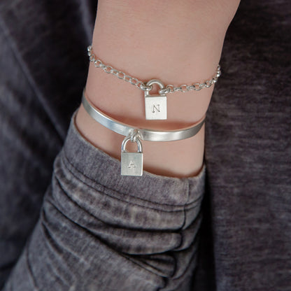 Personalised Padlock Bracelet