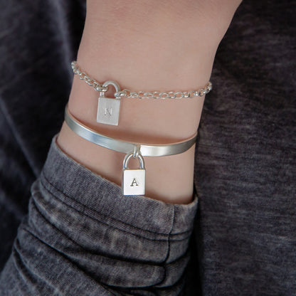 Personalised Padlock Bracelet