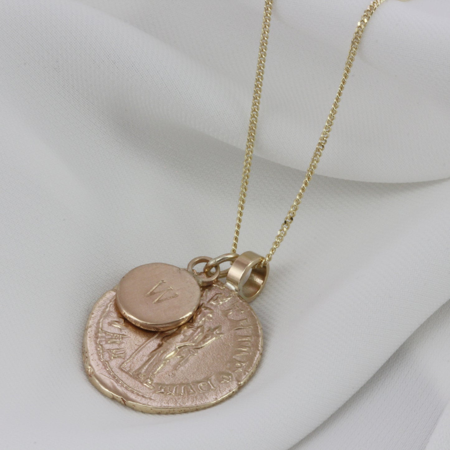 Personalised Goddess Necklace 9ct Solid Gold