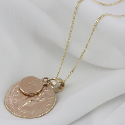 Personalised Gold Goddess Necklace