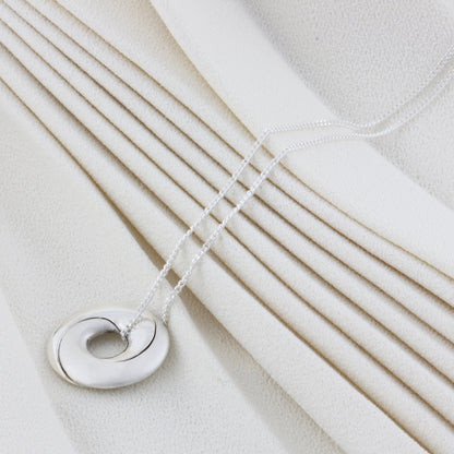 Personalised Interlinking Hoops Necklace
