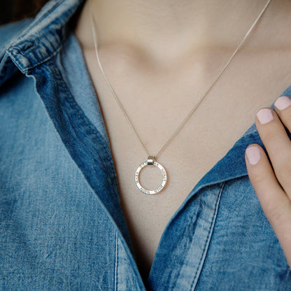 Personalised Circle Necklace