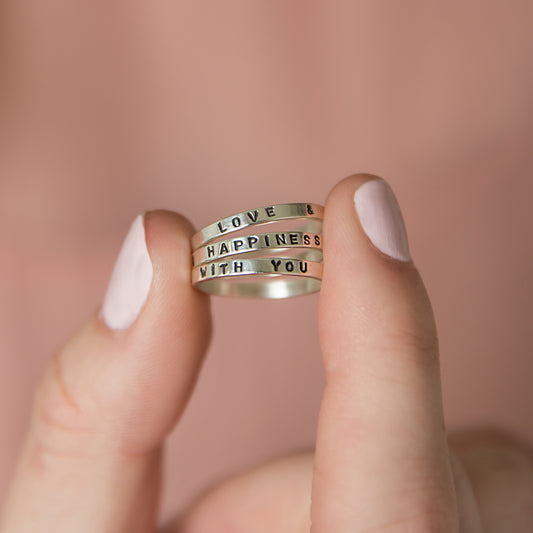 Sterling Silver Stacking Rings