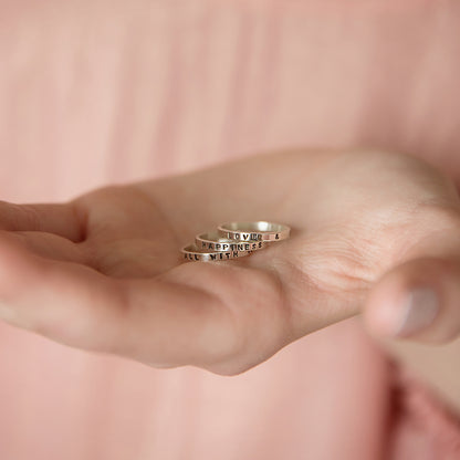 Sterling Silver Stacking Rings