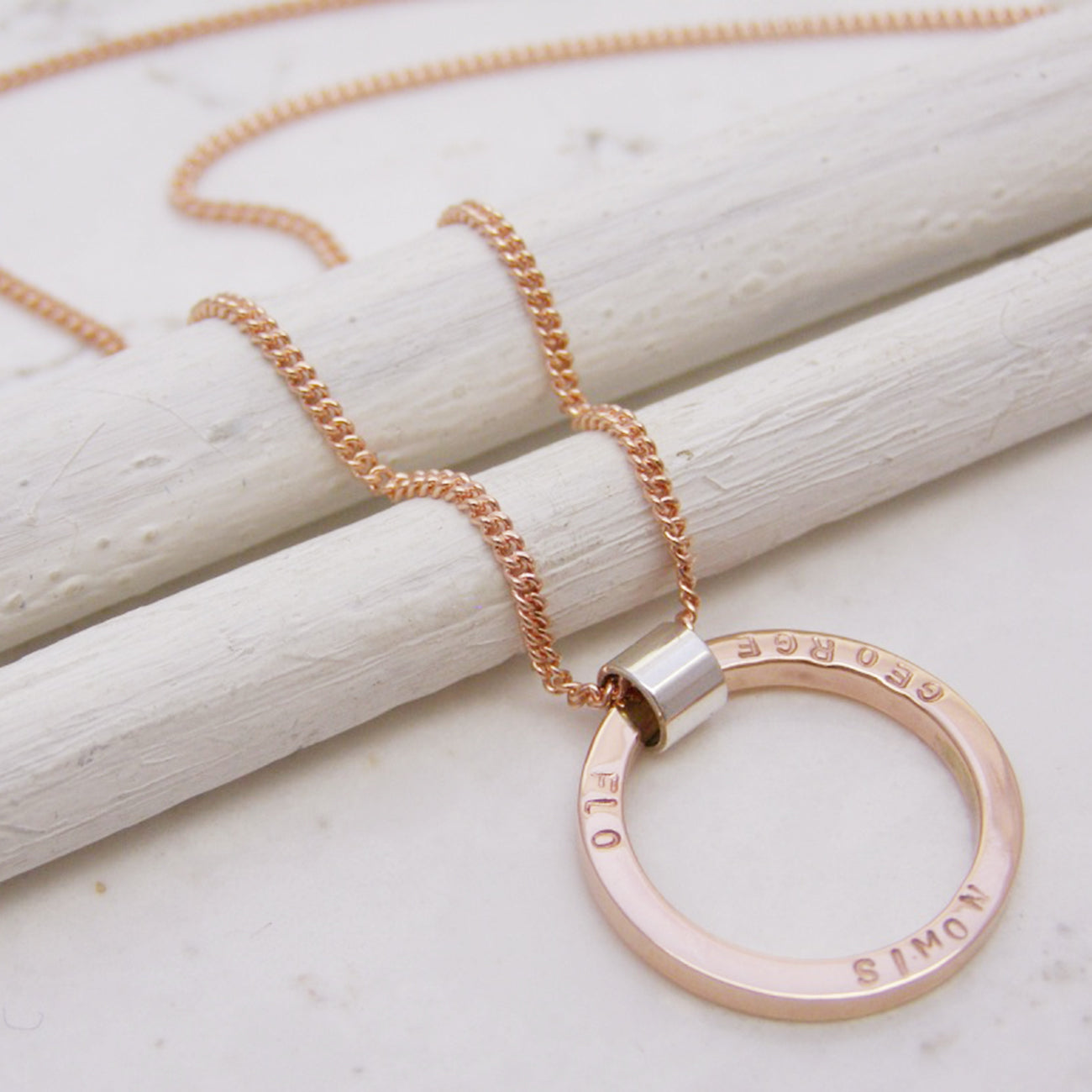 Personalised Rose Gold Name Necklace