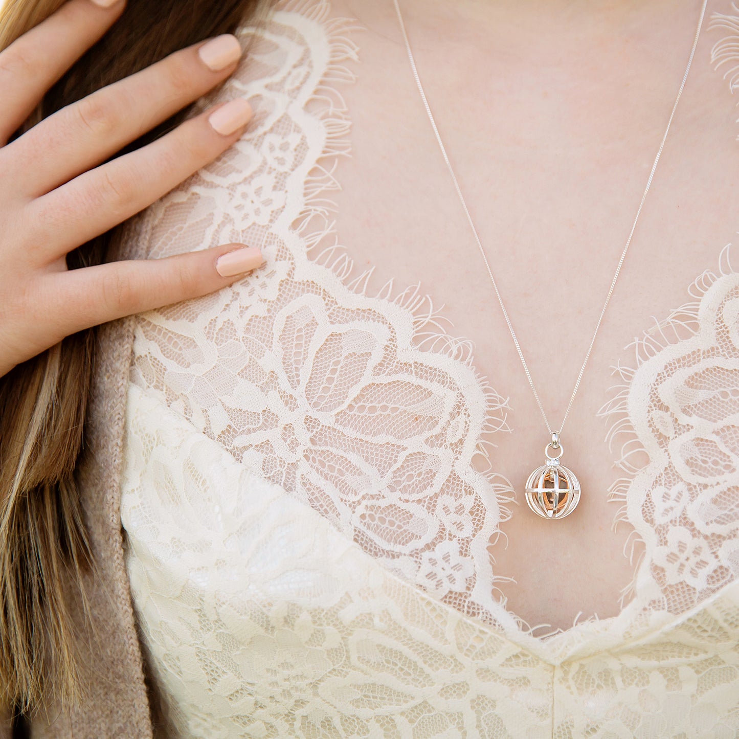 Personalised Cage Locket Necklace